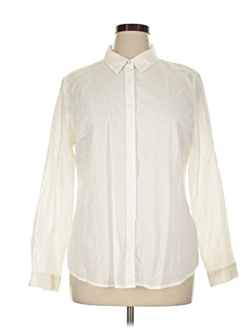Liz Claiborne Long Sleeve Button-Down Shirt (view 1)