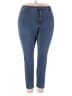 Code Bleu Solid Blue Jeggings Size 22 - photo 1