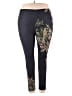 Unbranded Print Black Active Pants Size 2X - photo 1