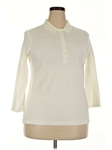 Lands' End 3/4 Sleeve Blouse (view 1)