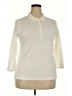Lands' End Ivory 3/4 Sleeve Blouse Size 18 - photo 1