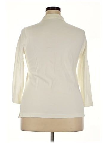 Lands' End 3/4 Sleeve Blouse (view 2)