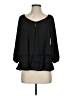 Joseph Ribkoff 100% Polyester Black 3/4 Sleeve Blouse Size 4 - photo 1