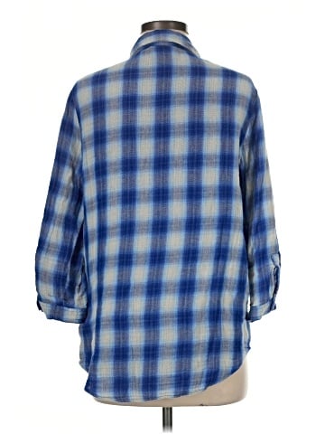 Hydraulic 3/4 Sleeve Button-Down Shirt (view 2)
