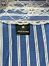 Unbranded Stripes Blue Long Sleeve Button-Down Shirt Size M - photo 7