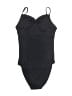 Assorted Brands Solid Black One Piece Swimsuit Size 10 - 11 - photo 2
