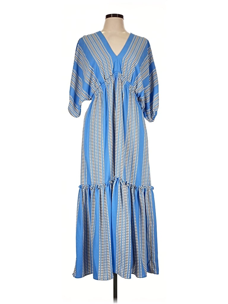 Pre-owned Taylor Casual Dress In Blue
