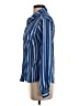 Como Blu Stripes Blue Long Sleeve Button-Down Shirt Size S - photo 5