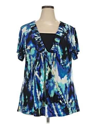 DressBarn Short Sleeve Blouse (view 1)