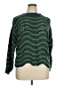 Jessica Simpson 100% Acrylic Chevron-herringbone Green Pullover Sweater Size 1X - photo 1