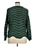 Jessica Simpson 100% Acrylic Chevron-herringbone Green Pullover Sweater Size 1X - photo 2
