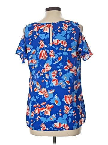 Rose + Olive Short Sleeve Blouse (view 2)