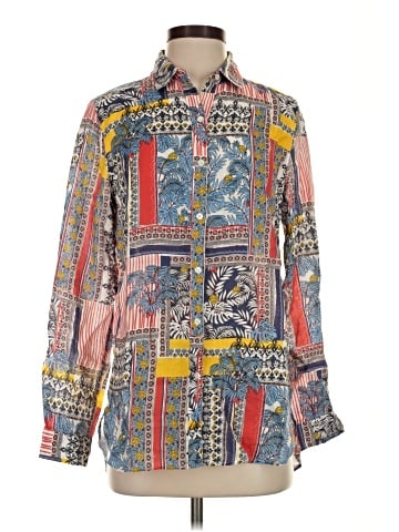 J. McLaughlin Long Sleeve Blouse (view 1)