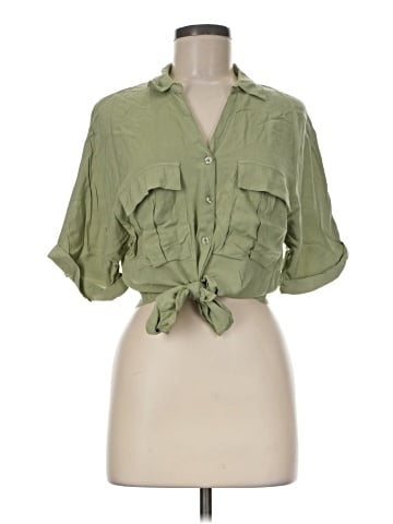 Lascana 3/4 Sleeve Button-Down Shirt (view 1)