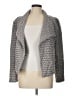 Calvin Klein 100% Polyester Chevron-herringbone Gray Blazer Size L - photo 1