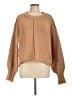 Impressions 100% Polyester Solid Tan Pullover Sweater Size L - photo 1