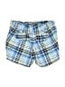 Carter's 100% Cotton Plaid Blue Shorts 0-3 MO / 3 MO - photo 2