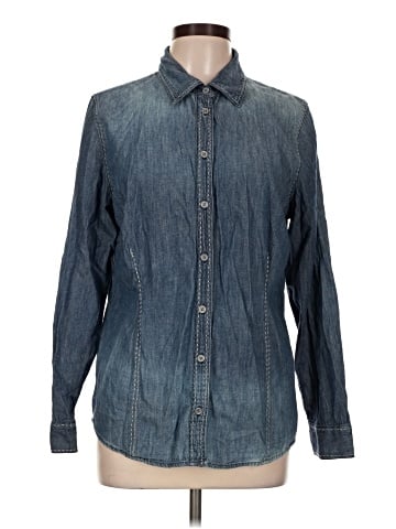 Nine West Long Sleeve Button-Down Shirt (view 1)