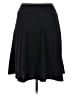 Aqua Solid Black Casual Skirt Size M - photo 2
