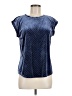 Elle Blue Short Sleeve Top Size M - photo 1