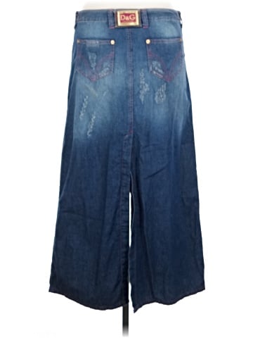 D&G Dolce & Gabbana Vintage Denim Skirt (view 2)