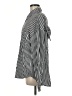 Commense 100% Polyester Stripes Black Long Sleeve Blouse Size M - photo 5