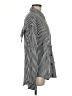 Commense 100% Polyester Stripes Black Long Sleeve Blouse Size M - photo 4