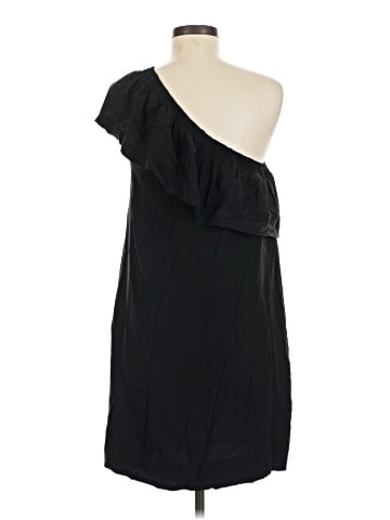 Madewell Silk One-Shoulder Dress (view 2)