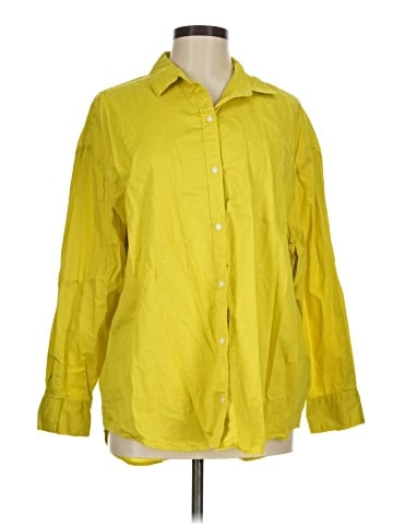 Old Navy 3/4 Sleeve Button-Down Shirt (view 1)