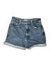 Zara Blue Denim Shorts Size 4 - photo 1