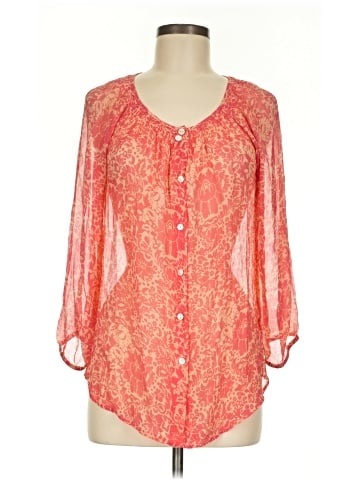 Sundance 3/4 Sleeve Silk Top (view 1)