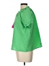 THML 100% Polyester Green Short Sleeve Blouse Size L - photo 5