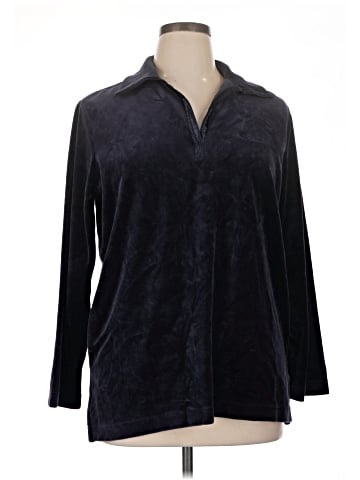 Lizwear by Liz Claiborne Long Sleeve Top (view 1)