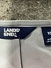 Lands' End 100% Polyester Gray Long Sleeve Blouse Size 10 - photo 7