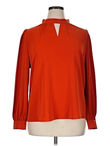 Allegra K Long Sleeve Blouse (view 1)