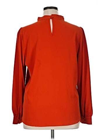 Allegra K Long Sleeve Blouse (view 2)