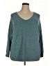 Ella Moss Teal Pullover Sweater Size 2X - photo 1