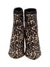 Something Navy Animal Print Gold Ankle Boots Size 10 - photo 2