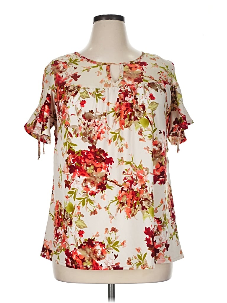 Pre-owned Perseption Concept Short Sleeve T-shirt In Ivory