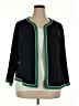 J.Jill Color Block Green Track Jacket Size 2X - photo 1