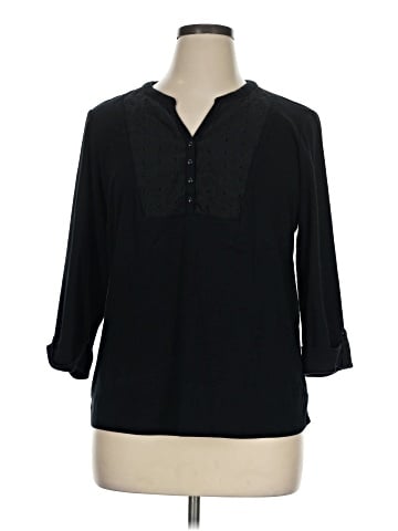 Karen Scott 3/4 Sleeve Blouse (view 1)