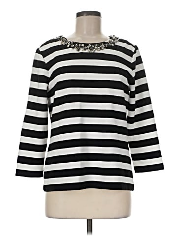 Karl Lagerfeld Paris 3/4 Sleeve Top (view 1)