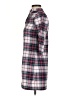 Lands' End 100% Polyester Plaid Gray Casual Dress Size L - photo 5