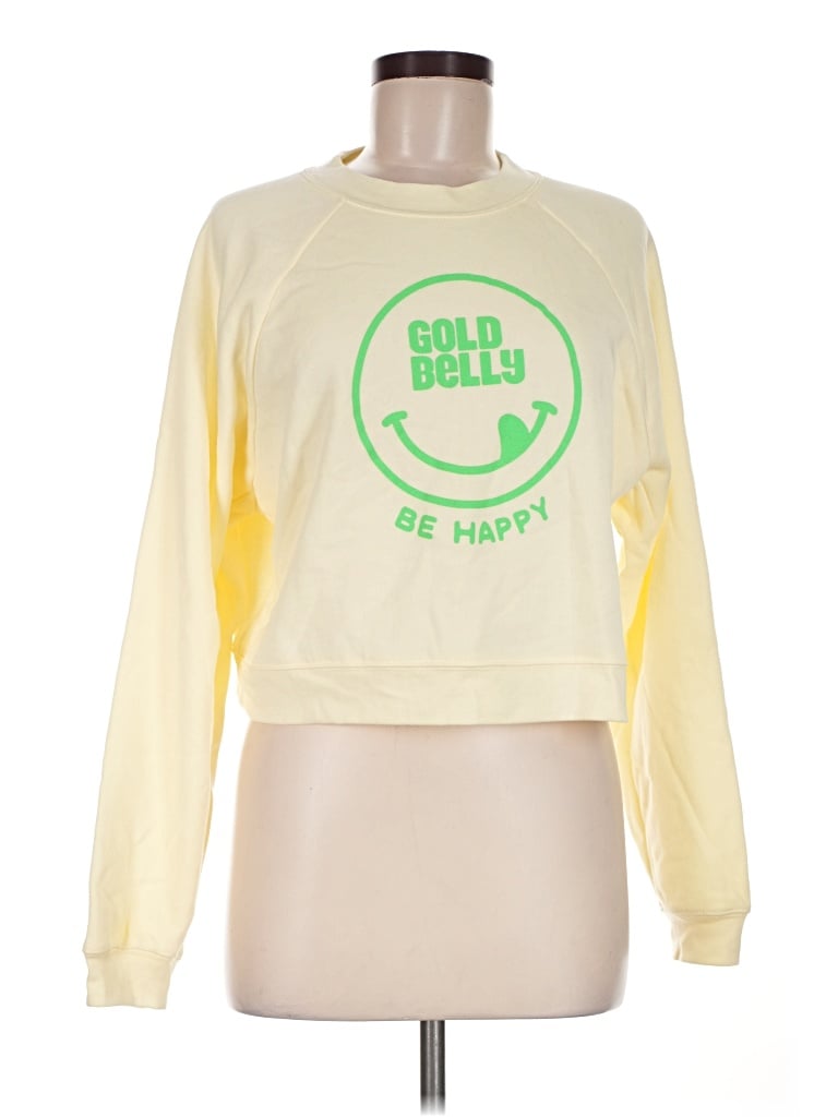 Pre-owned Bella+canvas Sweatshirt In Yellow