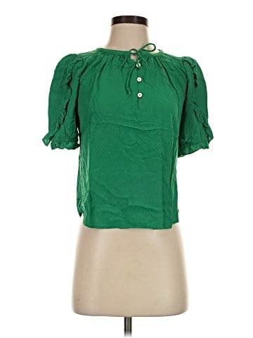 Maeve by Anthropologie Short Sleeve Blouse (view 1)