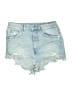 Zara Blue Denim Shorts Size 6 - photo 1