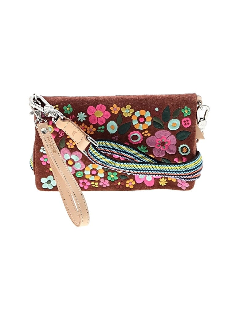 Pre-owned Consuela Leather Crossbody Bag In Brown