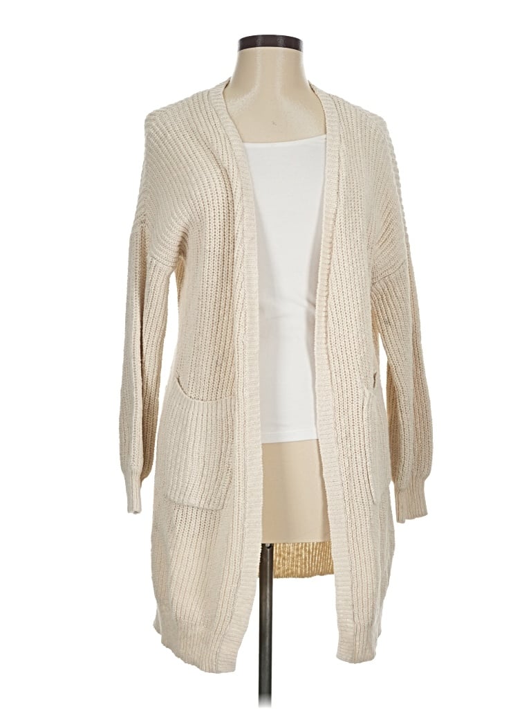 Pre-owned Billabong Cardigan Sweater In Ivory