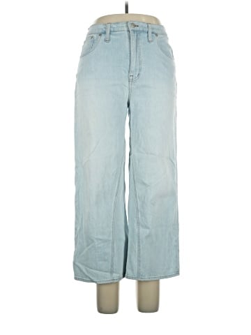 Madewell Wide-Leg Crop Jeans in Fitzgerald Wash: Pieced Inset Edition (view 1)