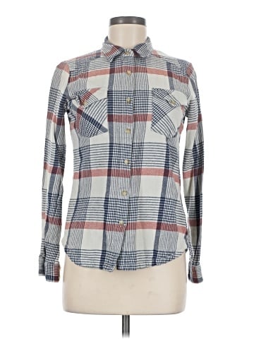 RVCA Long Sleeve Button-Down Shirt (view 1)